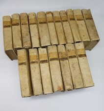 Collezione 18 libri antichi di Buffon, Napoli 1791: Storia Naturale