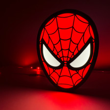 Lampada led Spiderman, luce