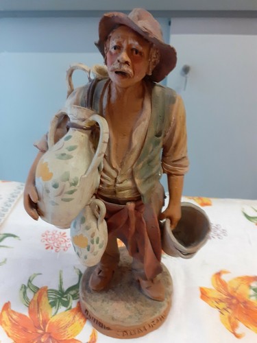 Statuetta terracotta vintage - statuetta,