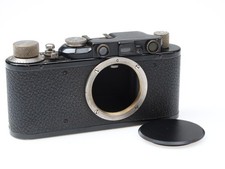 Leica I black paint 1930 fotocamera fotocamera nichel Elmar 50 mm f3.5 obiettivo Leitz 9...