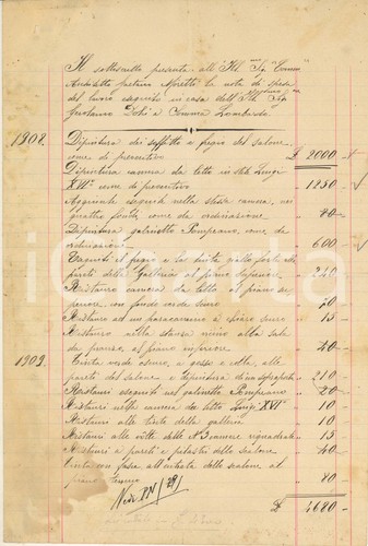 1908 somma lombardo lavori - somma,