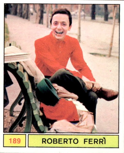 Figurina cantanti panini 1969 - figurina,