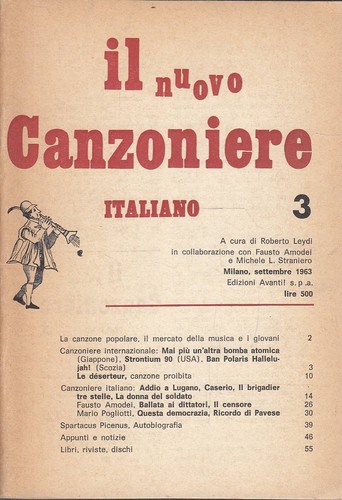 Nuovo canzoniere italiano - nuovo,