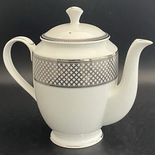 Mikasa Platinum L3169 Majestic Manor teiera/caffettiera 2005-06 Thailandia 8"t 4 tazze