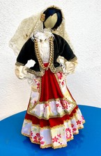Bambola sarda artigianato costume tipico di Quartu S. Elena artista Marisa Murru