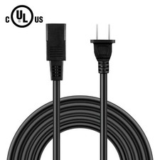 8ft 2-Prong AC Power Cord