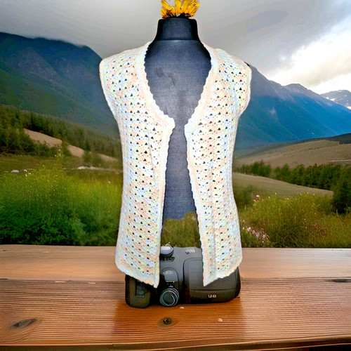 Gilet top fatto mano - fatto, a