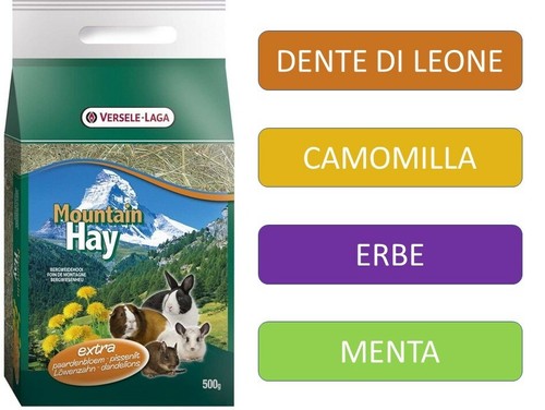 Fieno montagna 500 vari - fieno,