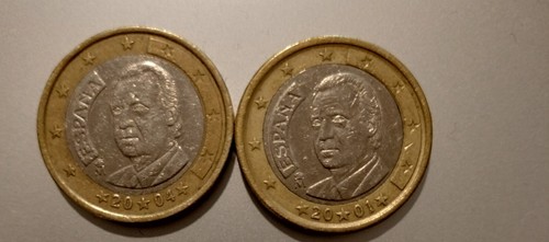 Monete euro rara - 1, espana