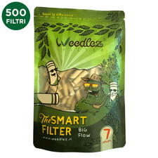 500 Filtri - Weedlez Smart Filter - Big Flow 7mm - Filtri ai carboni attivi