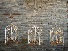 Tre Lanterne Ferro Battuto