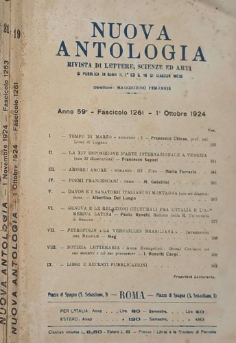 Nuova antologia rivista di - nuova, antologia.