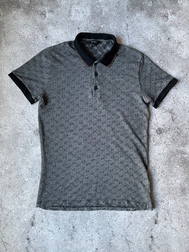 Polo gucci monogram grigia - polo,