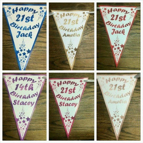 Stendardo bunting compleanno - stendardo,
