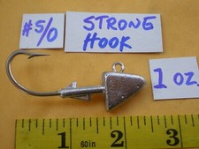 25 pezzi. SHAD HEAD JIG/BASS ESCA DA NUOTO/ESCA DA PESCA ESCA, 1 ONCIA. #5/0 GANCIO S.S.