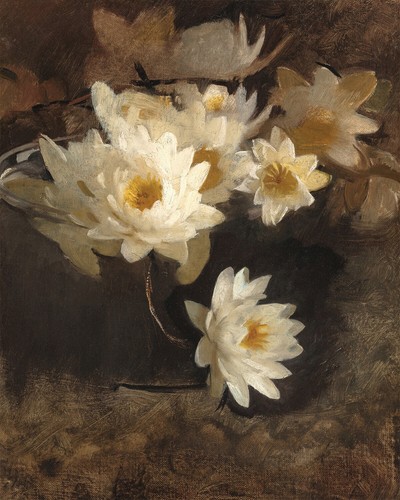 Antico quadro ninfea