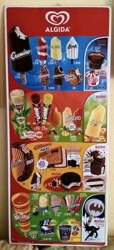 Insegna algida vintage - algida, bar