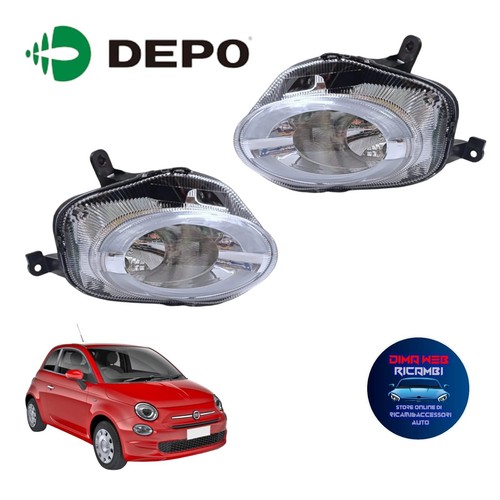 Coppia fari fiat 500 2015 - fari,
