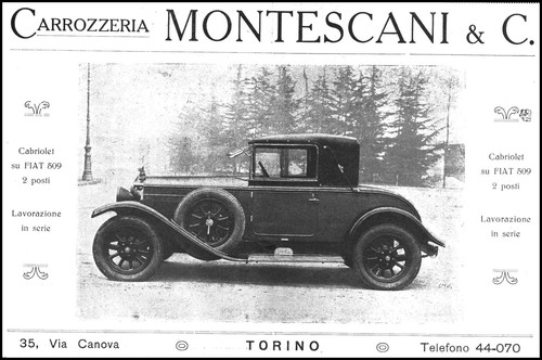 Pubblicita 1927 fiat 509 2 - 1927,