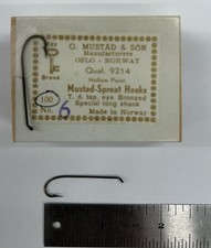 Mustad 9214 vintage, taglia