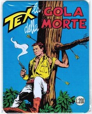 Tex Copertine da Collezione - La Gola della Morte - Targa in Metallo
