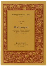CATALOGO DI VINI PREGIATI DEL