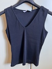 Maglietta T-shirt donna M Pennypull Nera Senza Maniche Jersey Estiva Leggera