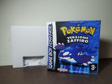 only box pokemon Zaffiro gameboy - gb gba gbc nintendo - solo scatola