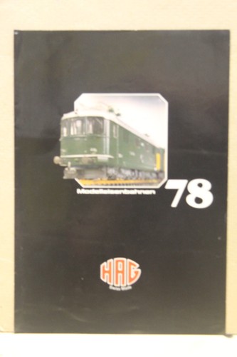 Catalogo hag 1978 modellismo - hag,