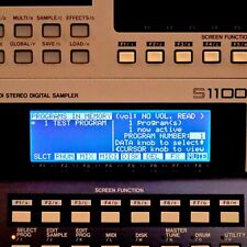 Akai S 1000, S 1000PB, S 1100 MX 76 Display LED