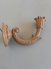 APLIQUE VINTAGE IN LEGNO DORATO lampada da parete molto bella