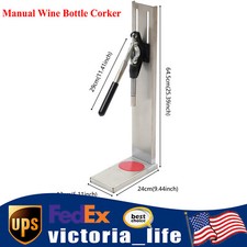 Tappo manuale per bottiglie di vino tappo a mano tappo inserto bottiglia di vino strumento 2 POM