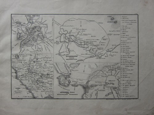 1857 antique ancient - 1857, map