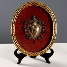 Sacro Cuore Antico Argento Ex