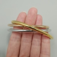 Tricolor Rolling Bangle