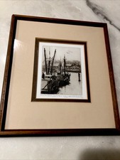 Leonard H Mersky, "Barcazioni da Pesca Nantucket" Firmato Edizione Limitata Stampa 10/200