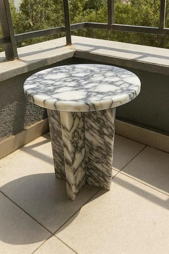 Tavolino rotondo marmo - tavolino,