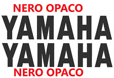 2 pz. ADESIVI YAMAHA 30x6,5Cm NERO OPACO