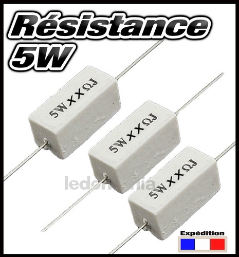 5w470r résistance 470 - 5w,