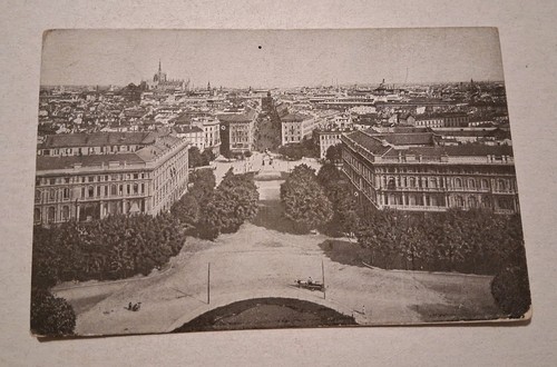 Cartolina milano panorama - milano,