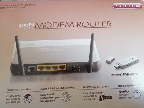 Modem sitecom 300n - modem,