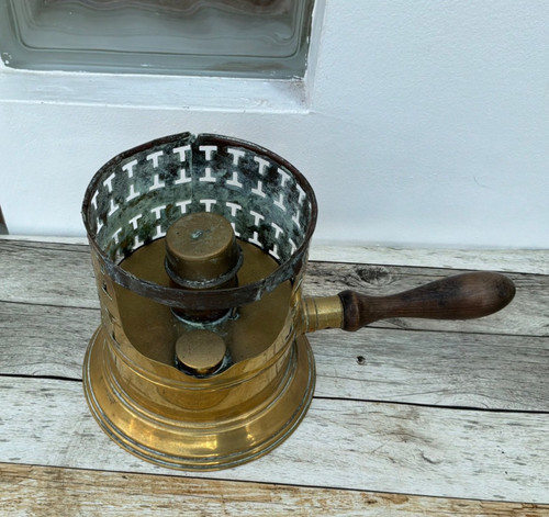 Vintage french brass oil - french,