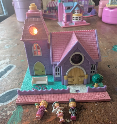 Vintage polly pocket wedding - pocket,