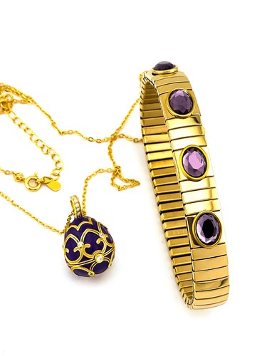 Collana uovo faberge - uovo,