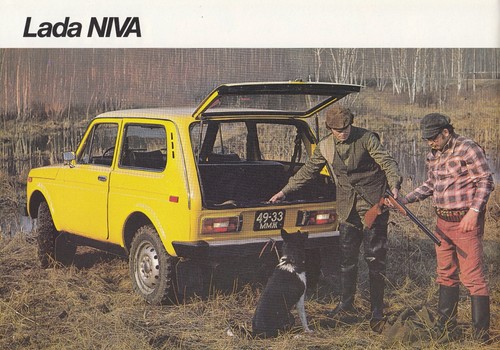 Brochure depliant lada - brochure, niva