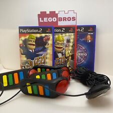 BUZZ THE MEGA QUIZ PS2 gioco COMPLETO DI ACCESSORI PAL ITALIANO per PLAYSTATION