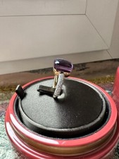 Nuovo Pomellato Nudo Max Ametista 11ct con 58 Diamantini 0.7 Oro 18 ct