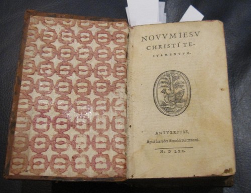 1570 biblia bible novum - 1570,