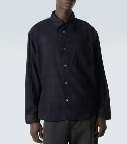 Frame camicia lana plaid - camicia,
