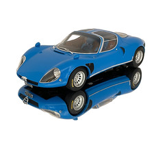 Alfa Romeo 33 Coupè Stradale Blu Reale 1/18 LAUDORACING-MODELS 1967 D telaio 111